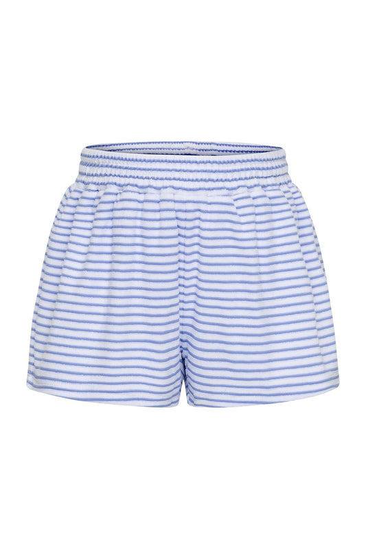 Carlisle Short, Blue/White French Terry