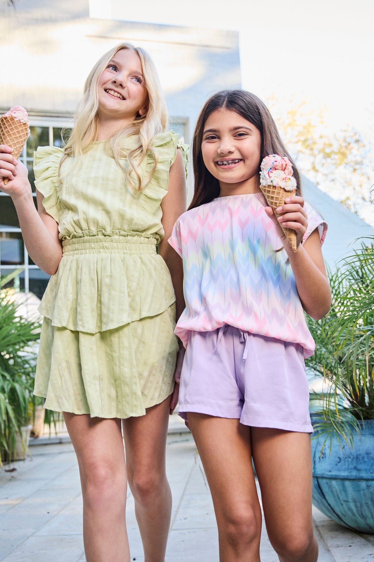 Gigi Dress, Citrus/Gold