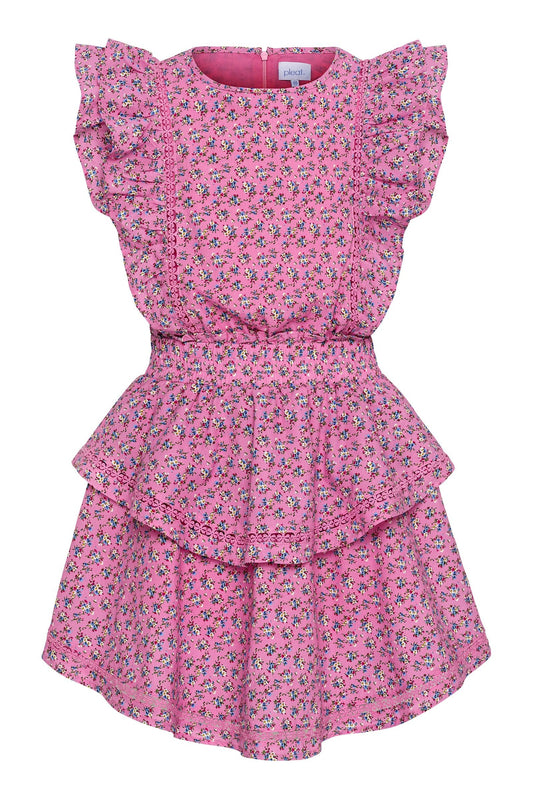 Gigi Dress, Hibiscus Pop