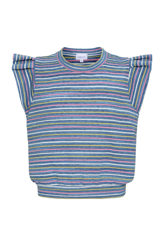 Olivia Top, Multi Stripe