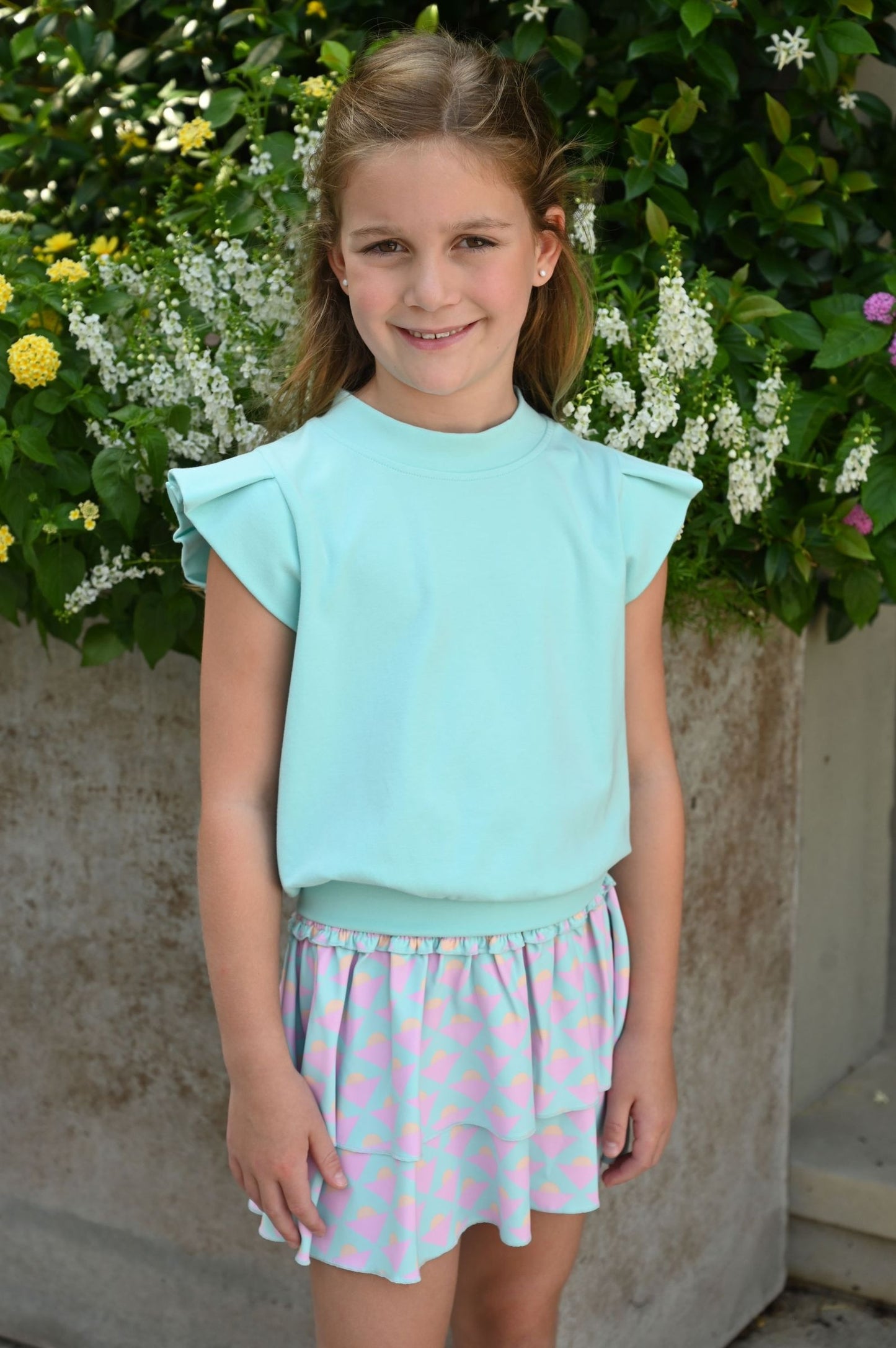 Olivia Top, Turquoise