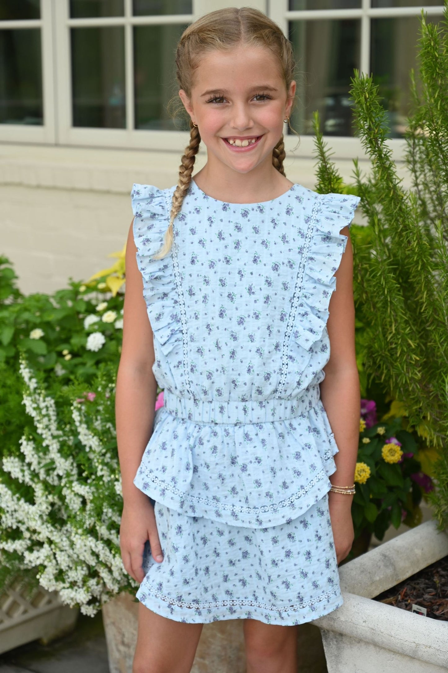 Rowan Top, Boho Blooms