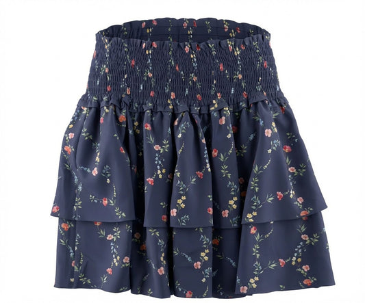 Scottie Skirt, Navy Vine