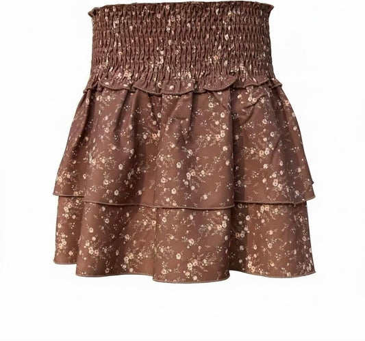 Scottie Skirt, Brown Sugar Blooms