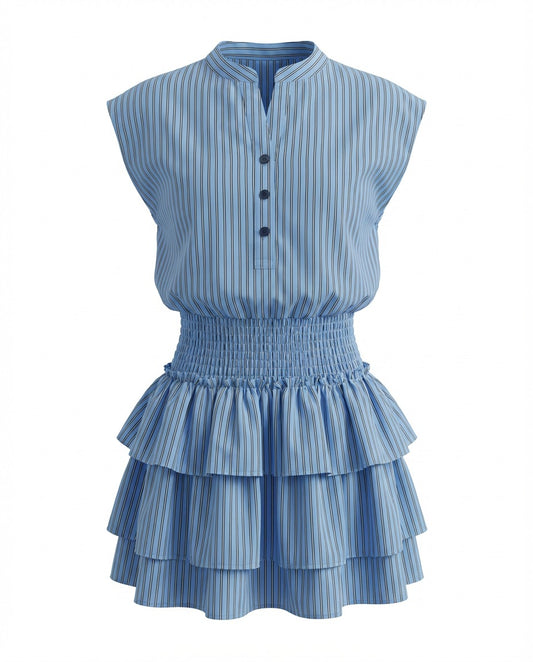 Drew Dress, Front Row Stripe