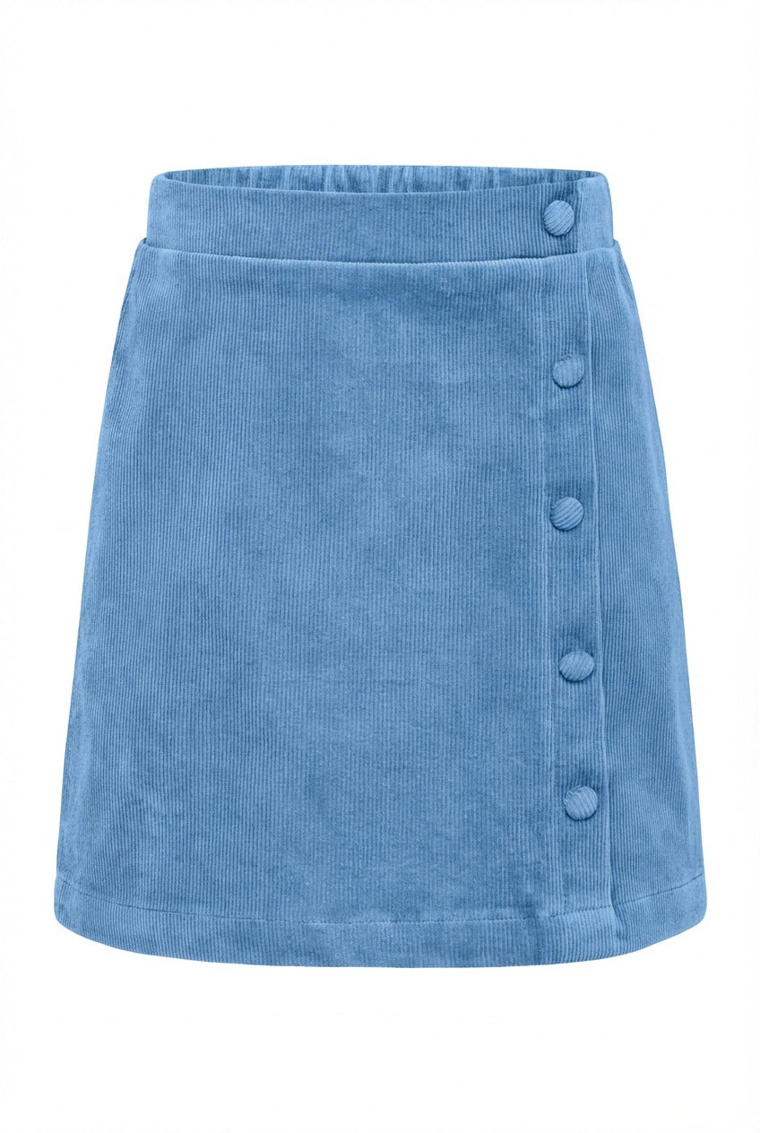 Reese Skirt, Glacier Blue Corduroy