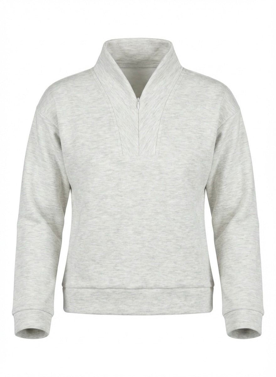 Liza Pullover, Heathered Grey