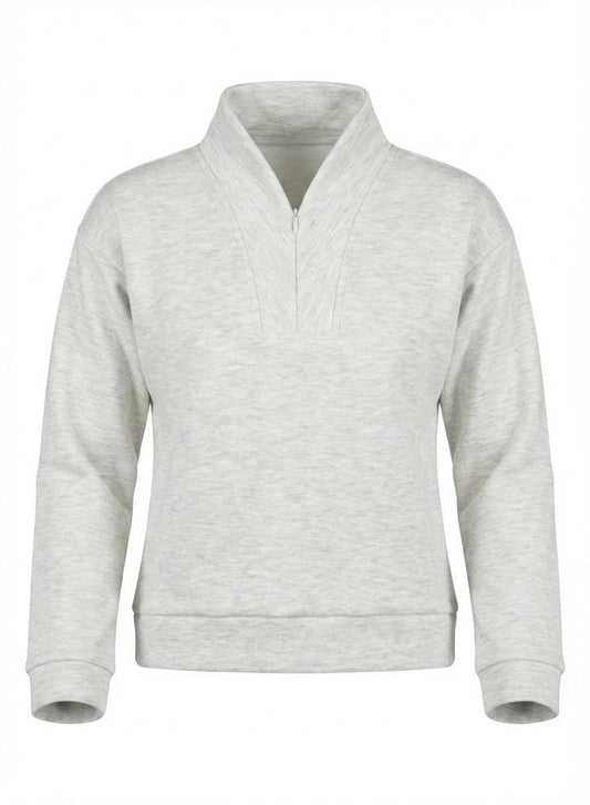 Liza Pullover, Heathered Grey