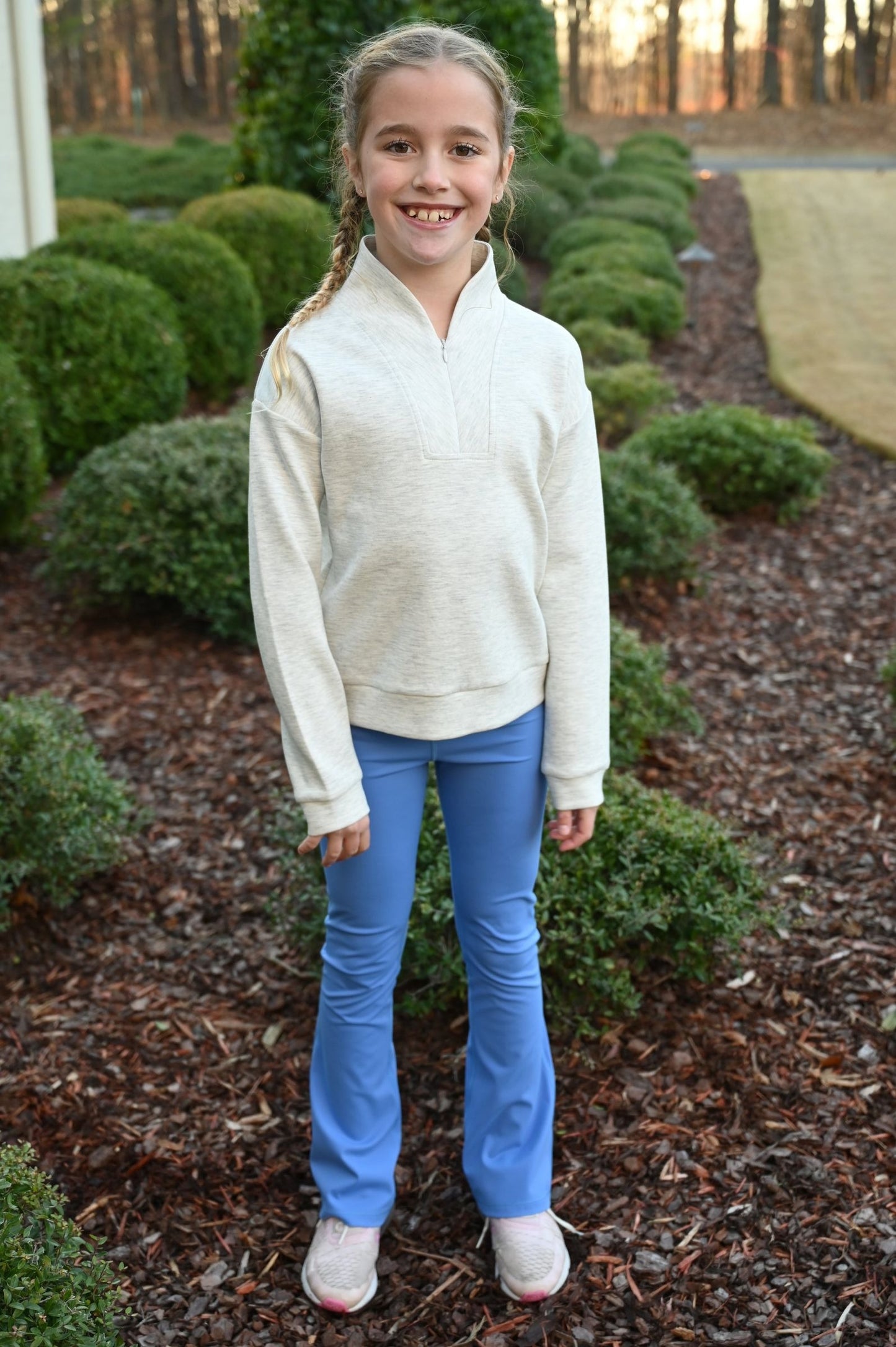 Liza Pullover, Heathered Grey