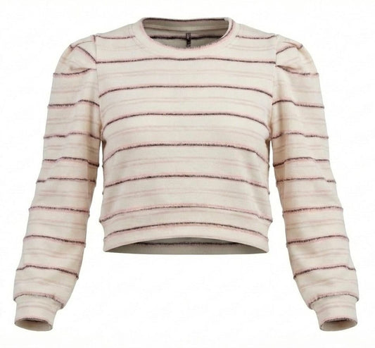Peyton Top, Blush Stripe