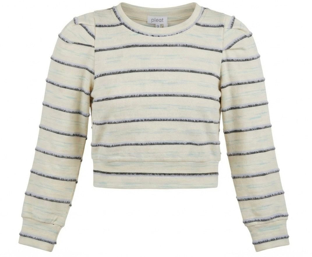 Peyton Top, Periwinkle Stripe