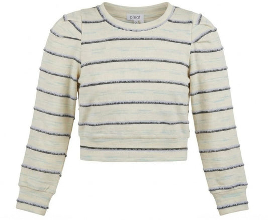 Peyton Top, Periwinkle Stripe