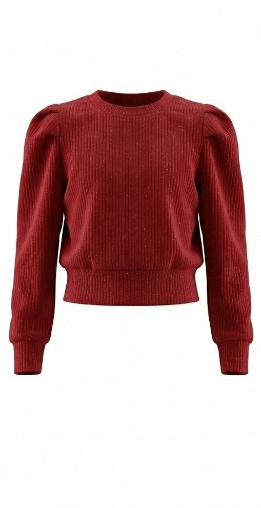 Peyton Top, Red Velour