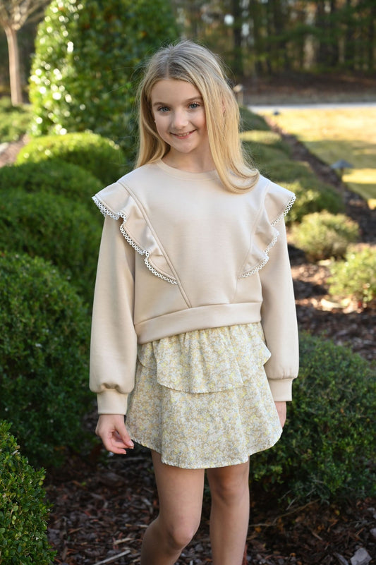 Parker Skirt, Icy Floral