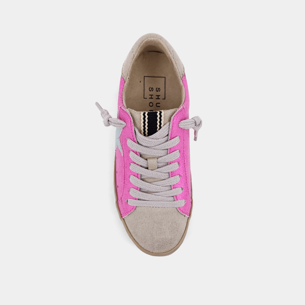 Paula Kids Sneakers - Metallic Fuchsia