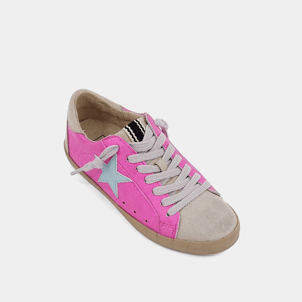 Paula Kids Sneakers - Metallic Fuchsia