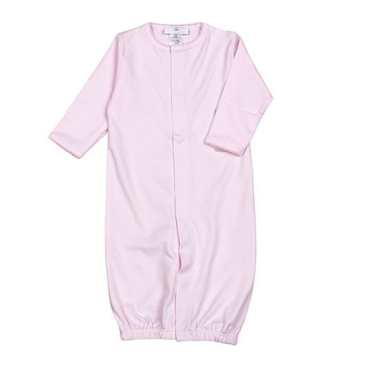 Pink Converter Gown with Picot Trim
