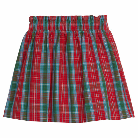 Paperbag Bow Skirt, Highlands Tartan