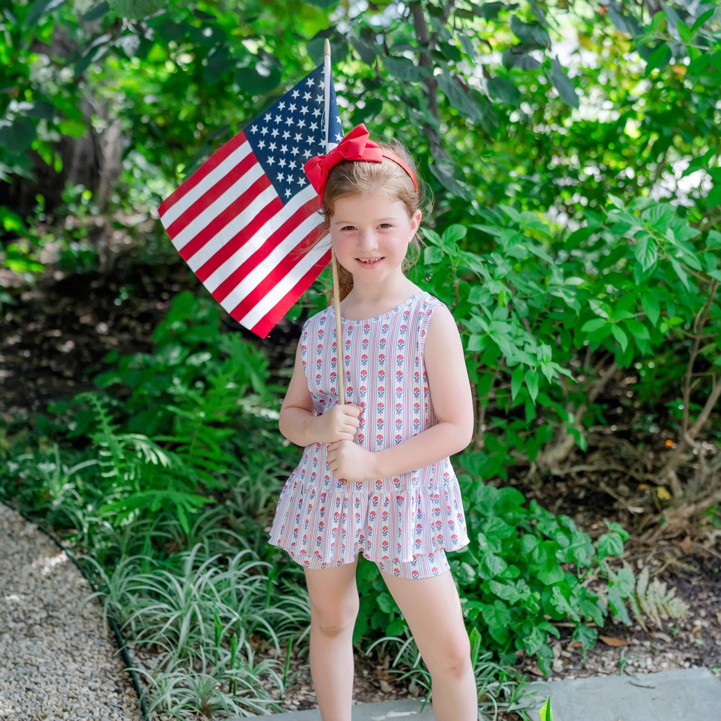 Poppy Girls' Short Set, Liberty Floral