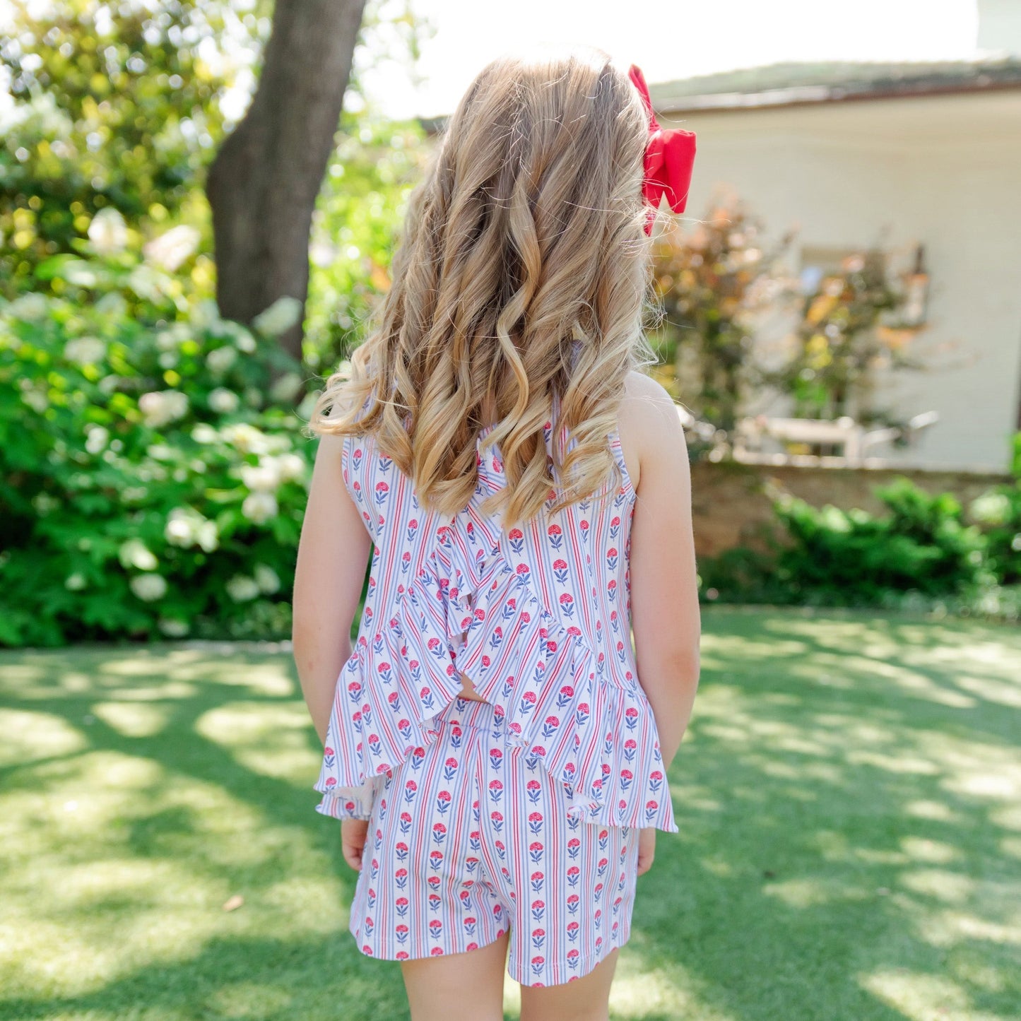 Poppy Girls' Short Set, Liberty Floral
