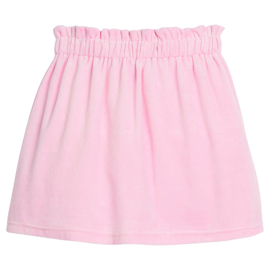 Portofino Skirt, Pink Velour