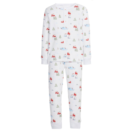 Printed Jammies, Christmas Village