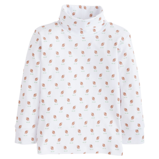 Printed Turtleneck, Football