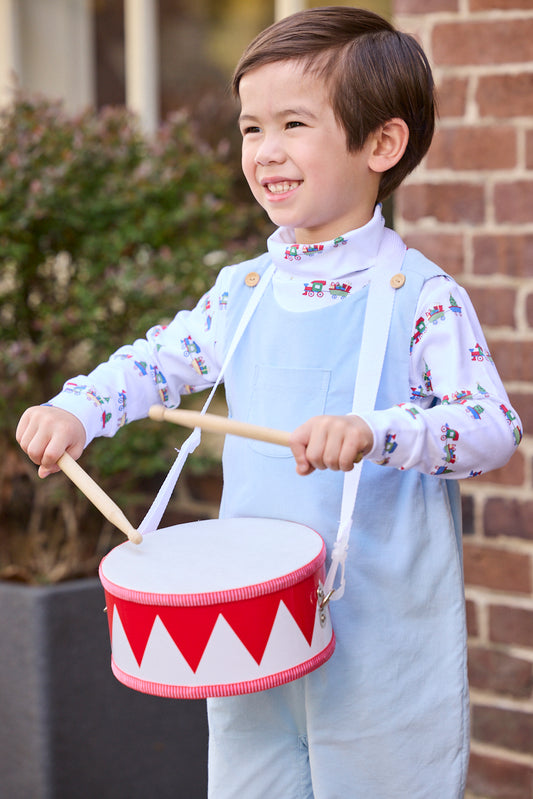 Campbell Overall, Light Blue Corduroy