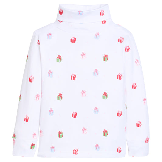 Printed Turtleneck, Presents