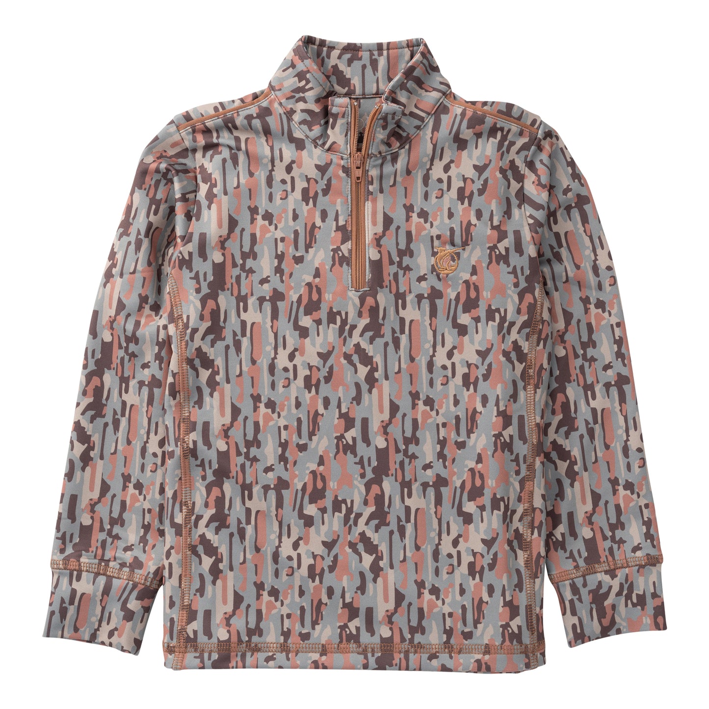PRO Performance 1/4 Zip Pullover, Neutral Stay in the Lines Camo