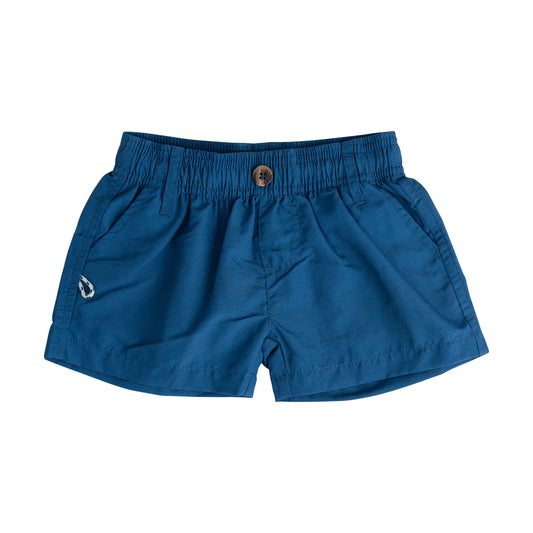 Boys Outrigger Performance Short, Navy Peony