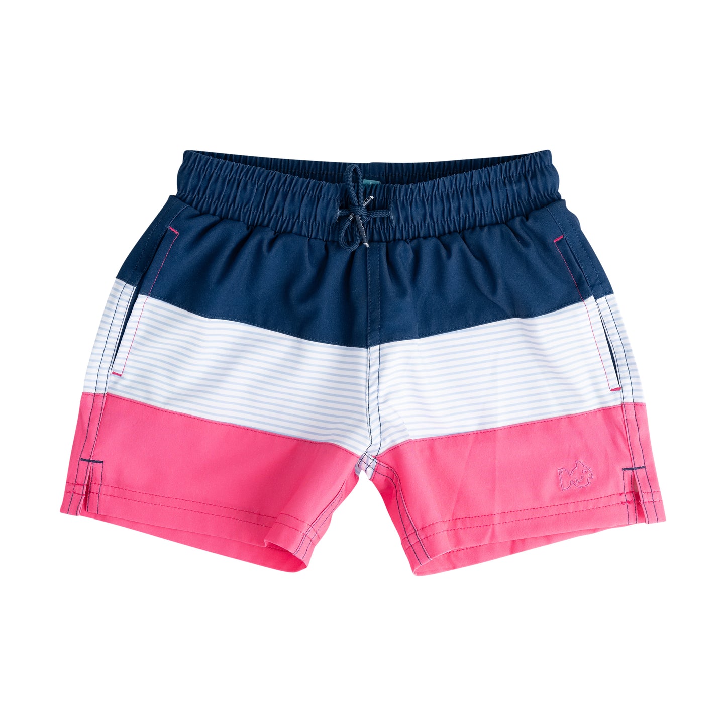 Boogie Board Swim Trunk, Navy Peony Colorblock