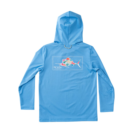 Pro Performance Hoodie, Marina Blue