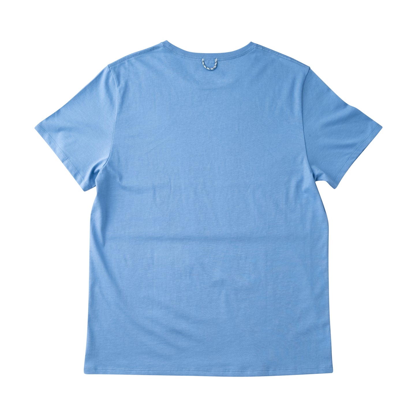 Short Sleeve Cotton Shirt, Ashleigh Blue