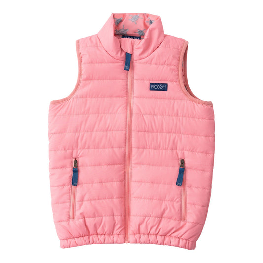 Puffer Vest, Plumeria