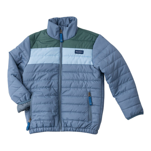 Puffer Jacket, Bluefin Colorblock