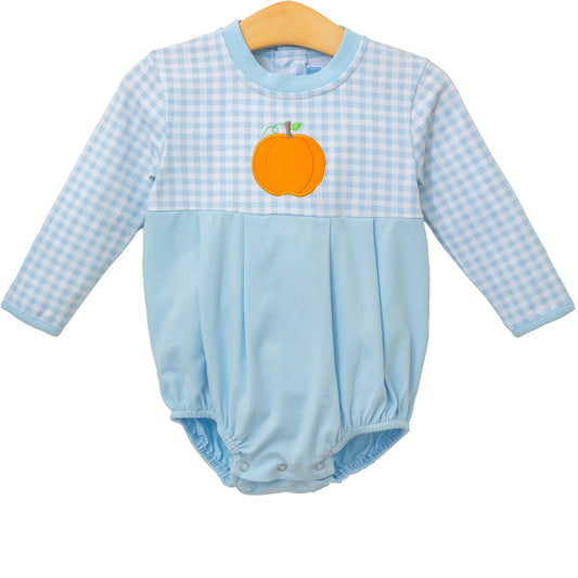 Pumpkin Applique Bubble