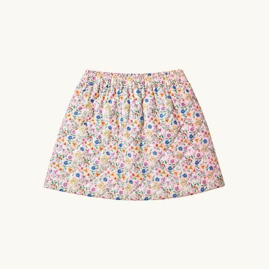 Floral Quilted Skirt