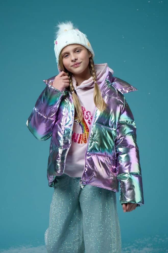 Rainbow Magic Hologram Puffer