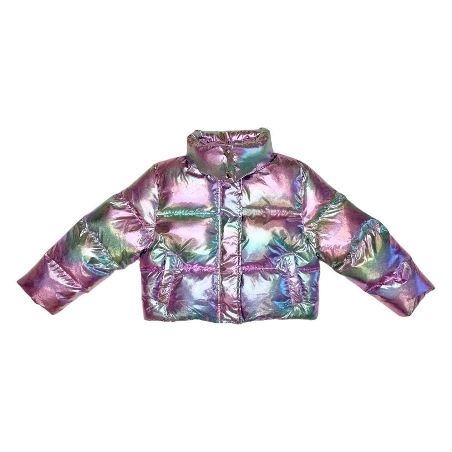 Rainbow Magic Hologram Puffer