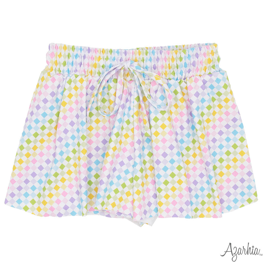Check Rainbow Butterfly Shorts