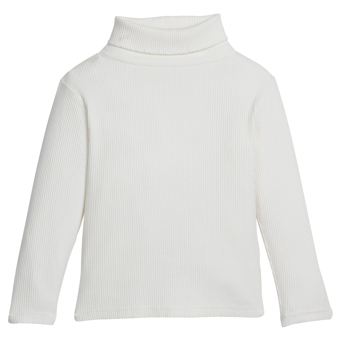 Ribbed Turtleneck, Ivory