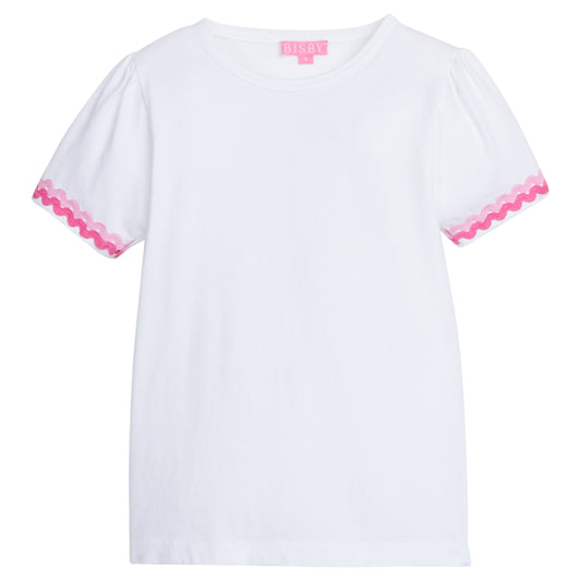 Ric Rac Essential Tee, Pink