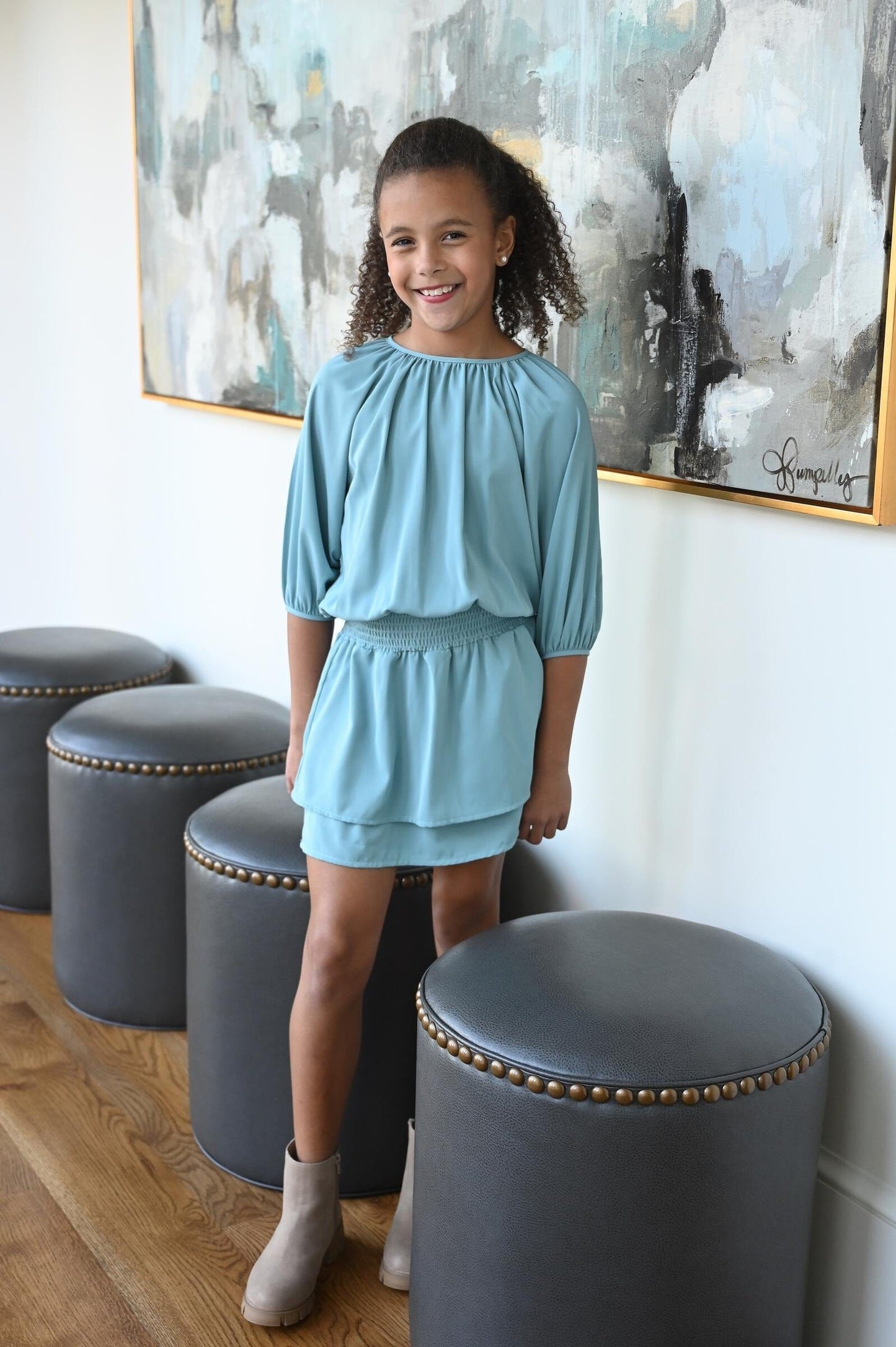 Rory Dress - Winter Teal