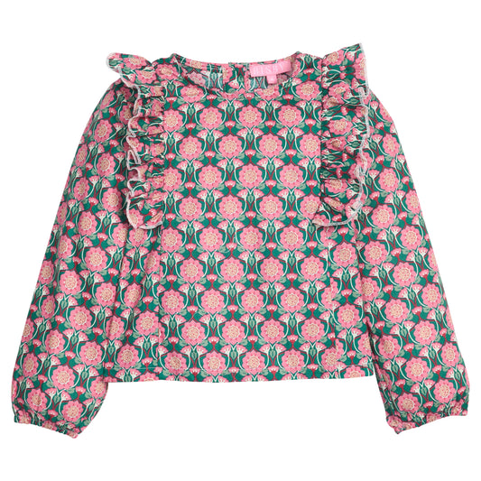 Ruffle Blouse - Andover Vines