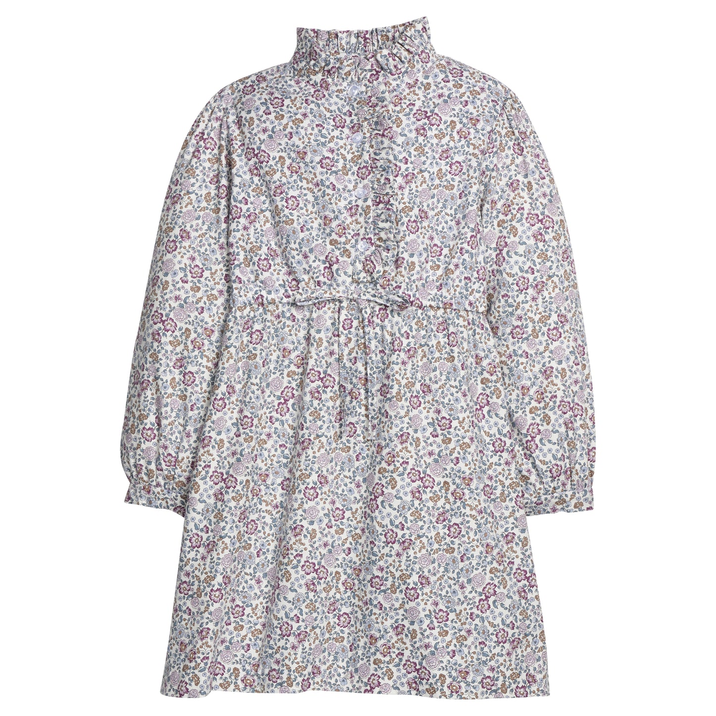 Ruffled Shirt Dress, Margaux Floral
