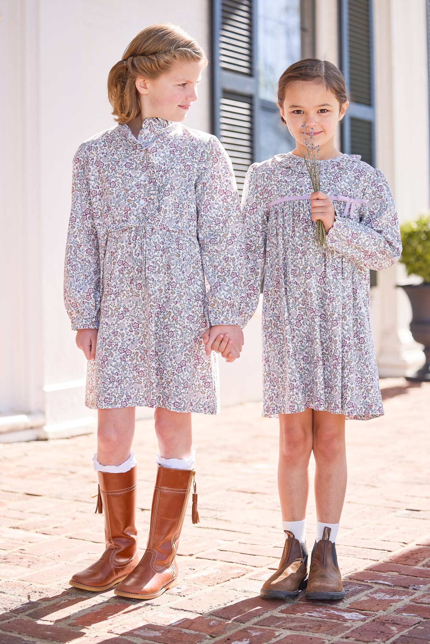 Ruffled Shirt Dress, Margaux Floral