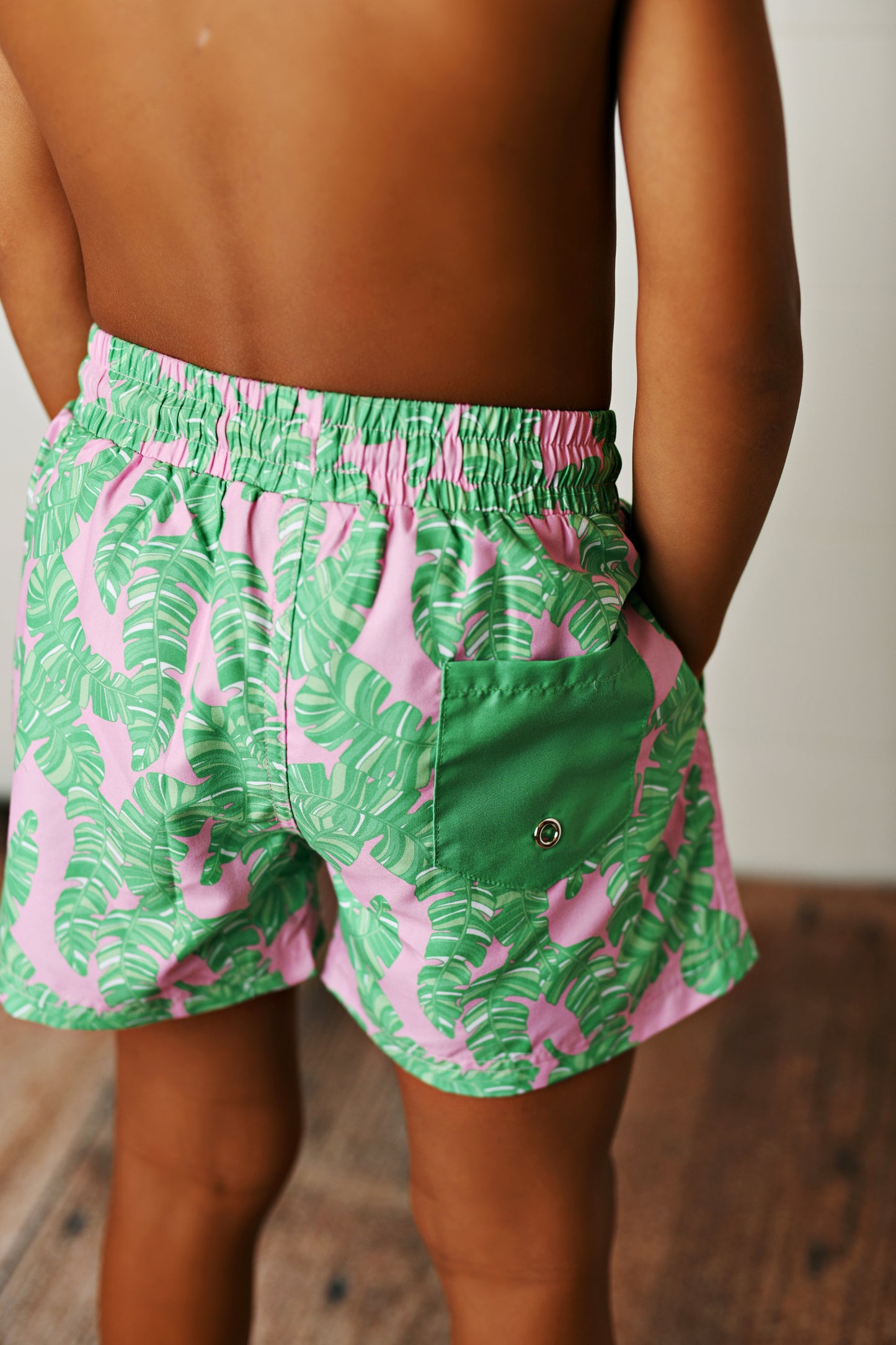 Palm Breeze Swim Trunks