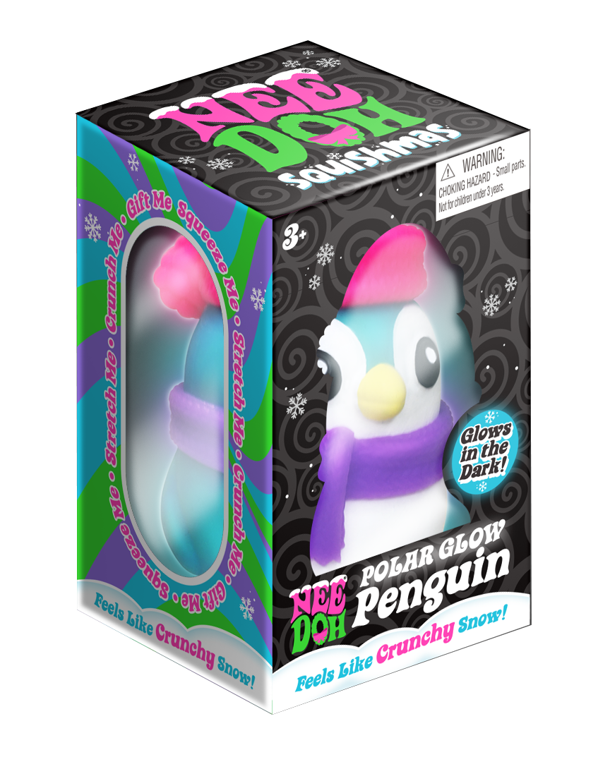 Squishmas Polar Glow Penguin Needoh