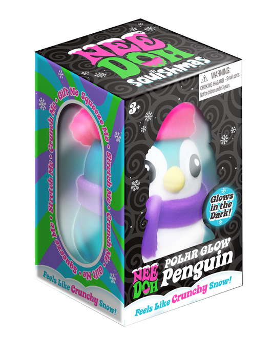 Squishmas Polar Glow Penguin Needoh